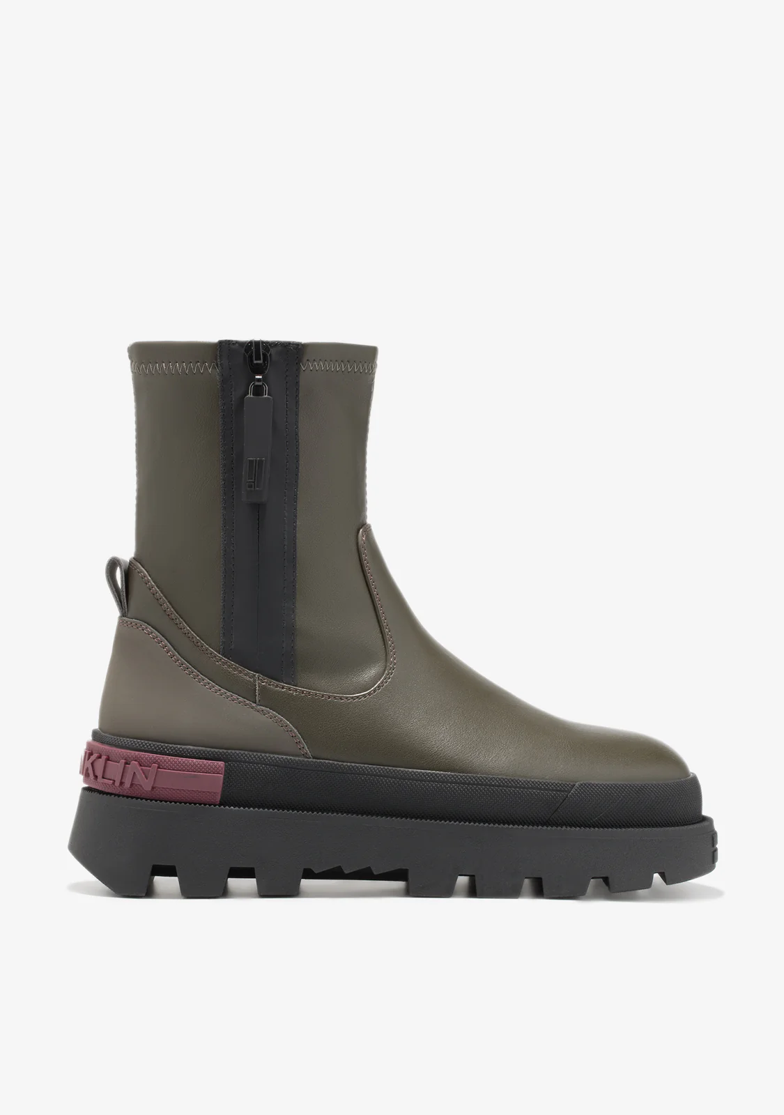 All Track Zip Khaki