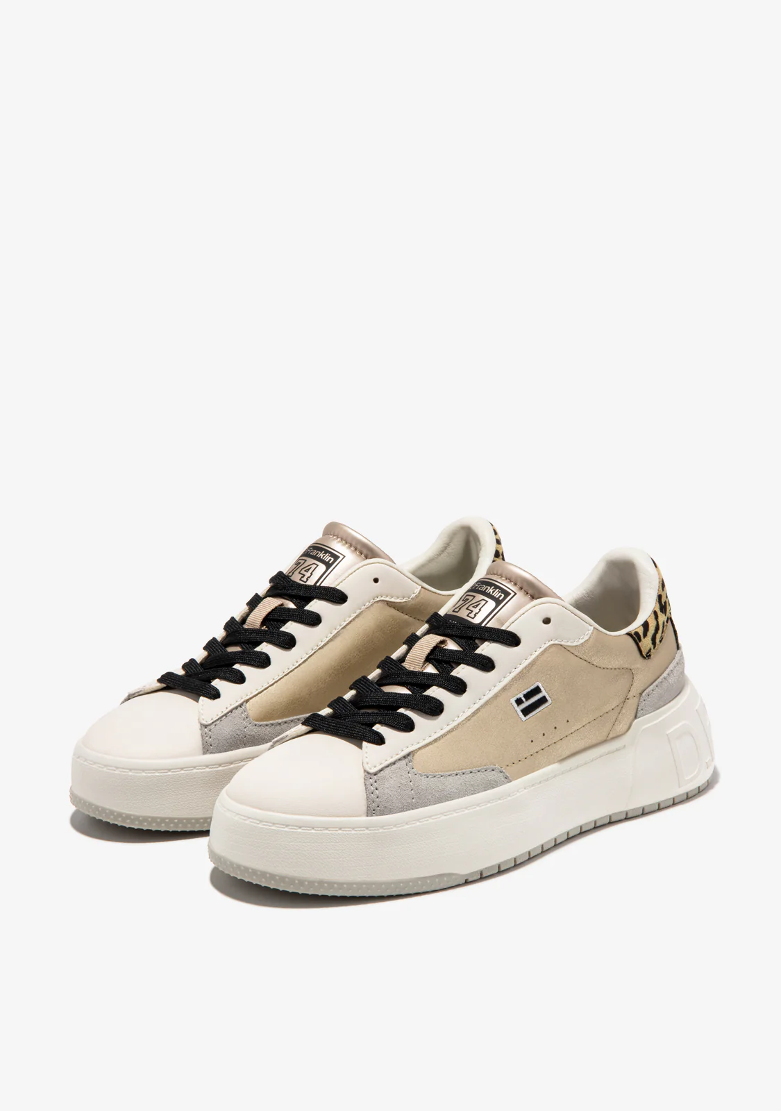 Court Basket Gold / Leopard - Image 2
