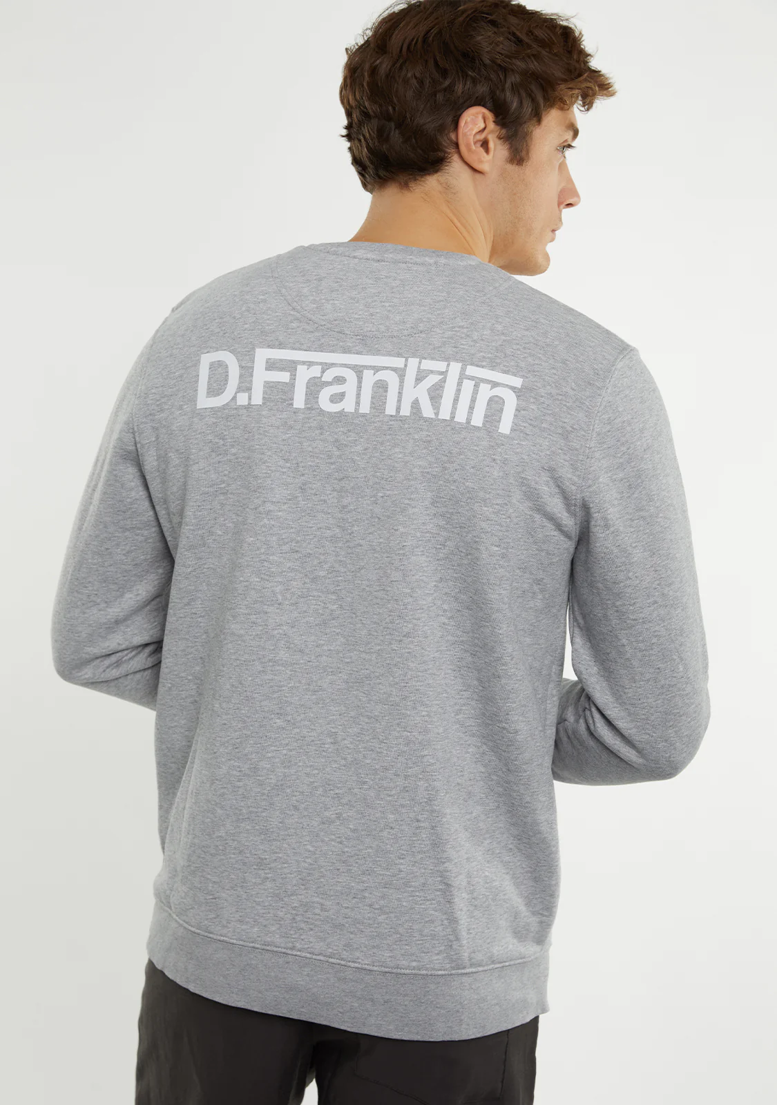 Crewneck Racing Club Sweatshirt Grey - Image 5
