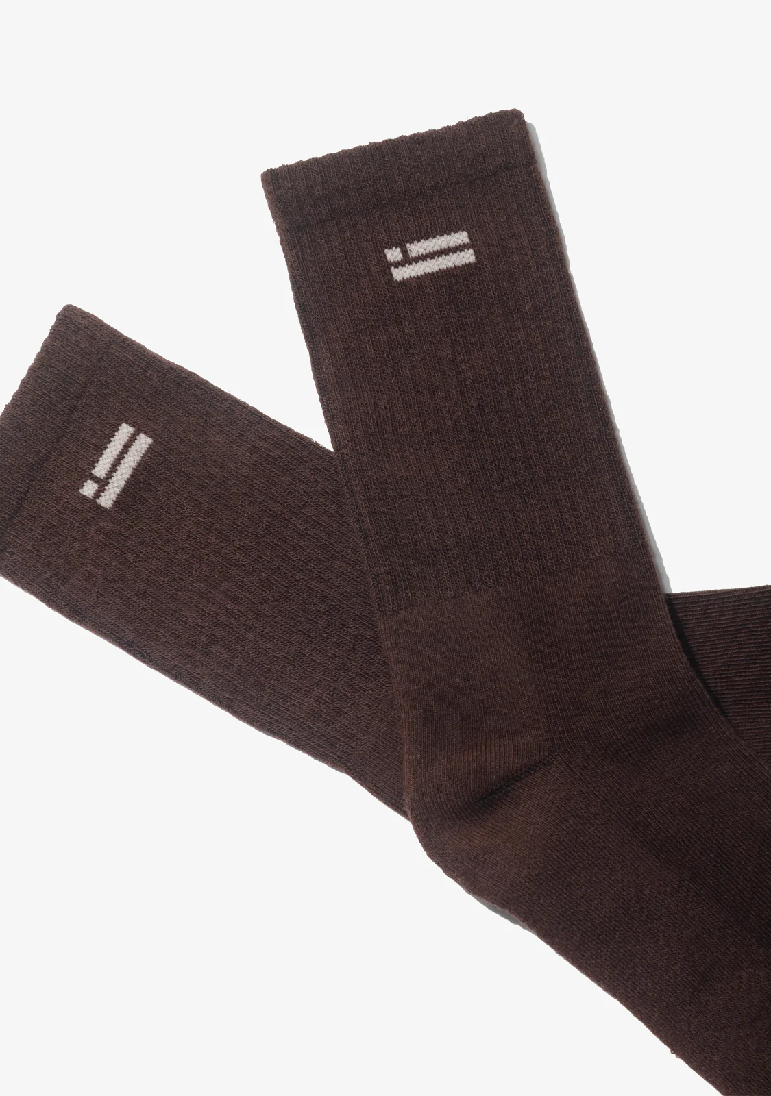 Flag Socks 3 Pack Brown - Image 2