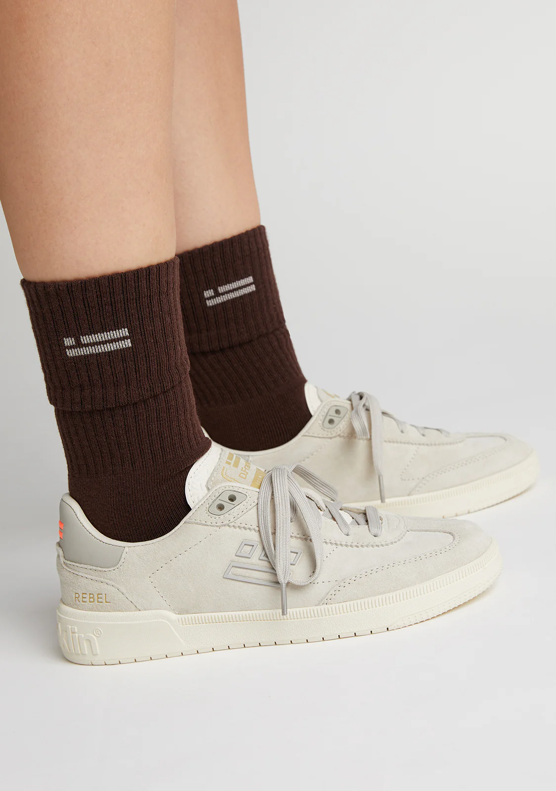 Flag Socks 3 Pack Brown - Image 5