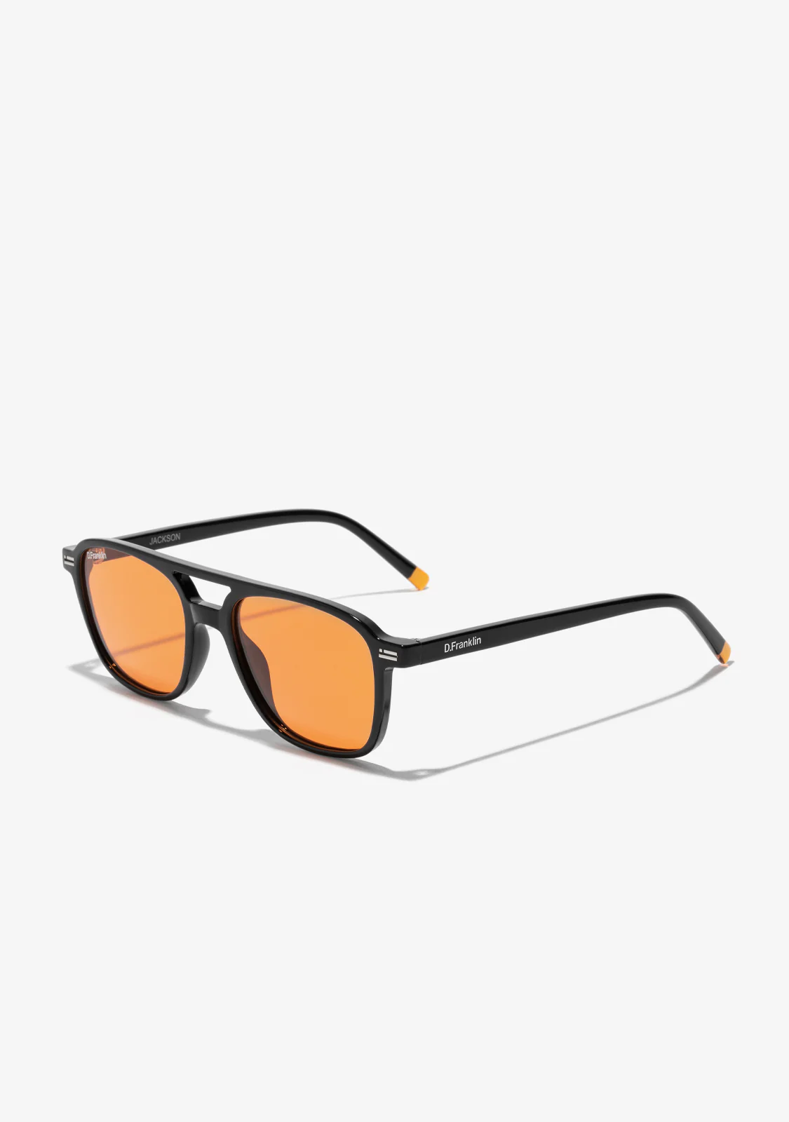 Jackson Square Shiny Black / Orange - Image 2