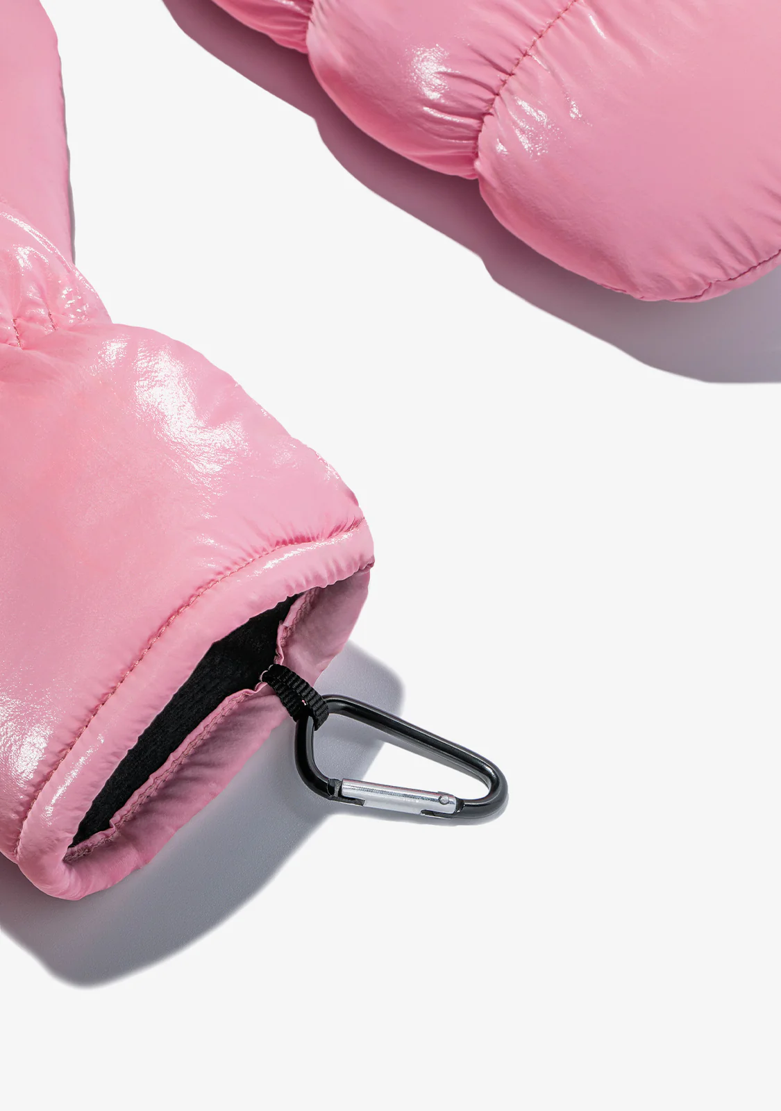 Nordic Bomb Puffer Mittens Pink - Image 2