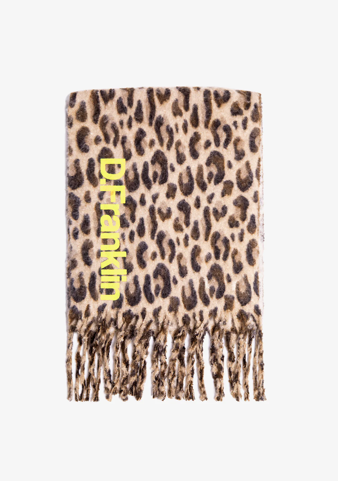 Nordic TRK Leopard Scarf Burgundy - Image 2