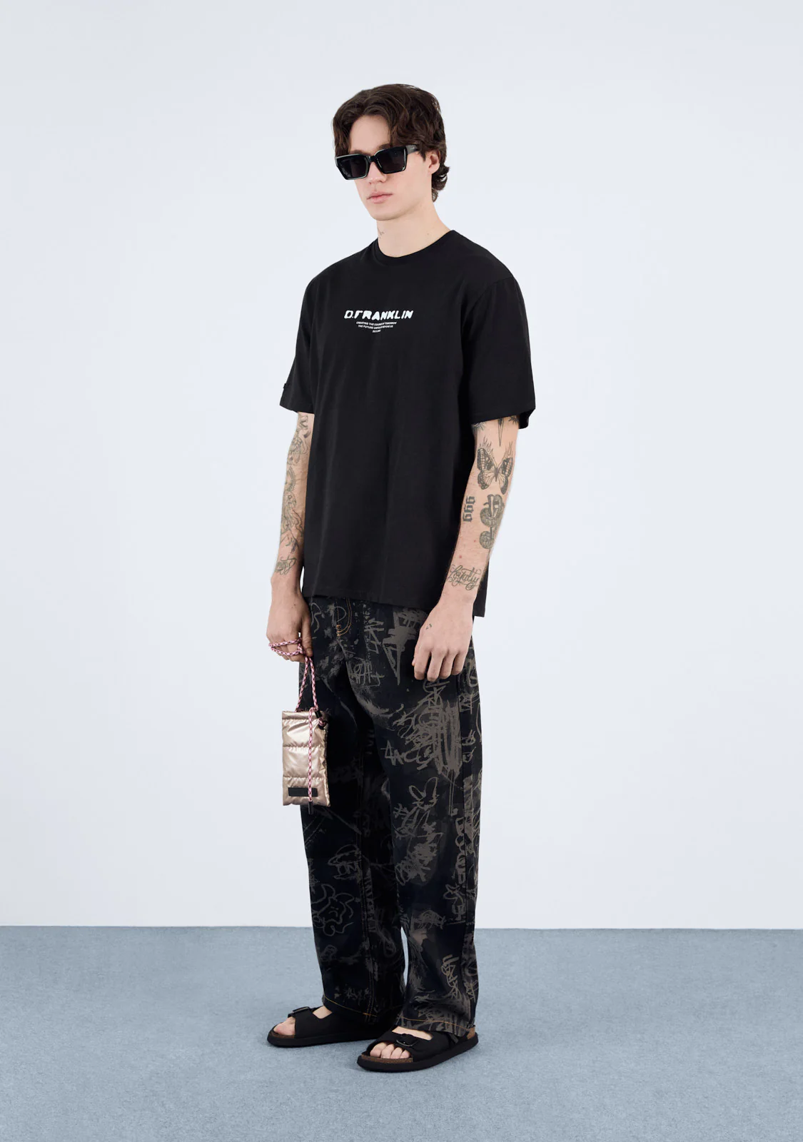Tomorrow T-Shirt Black / White - Image 4
