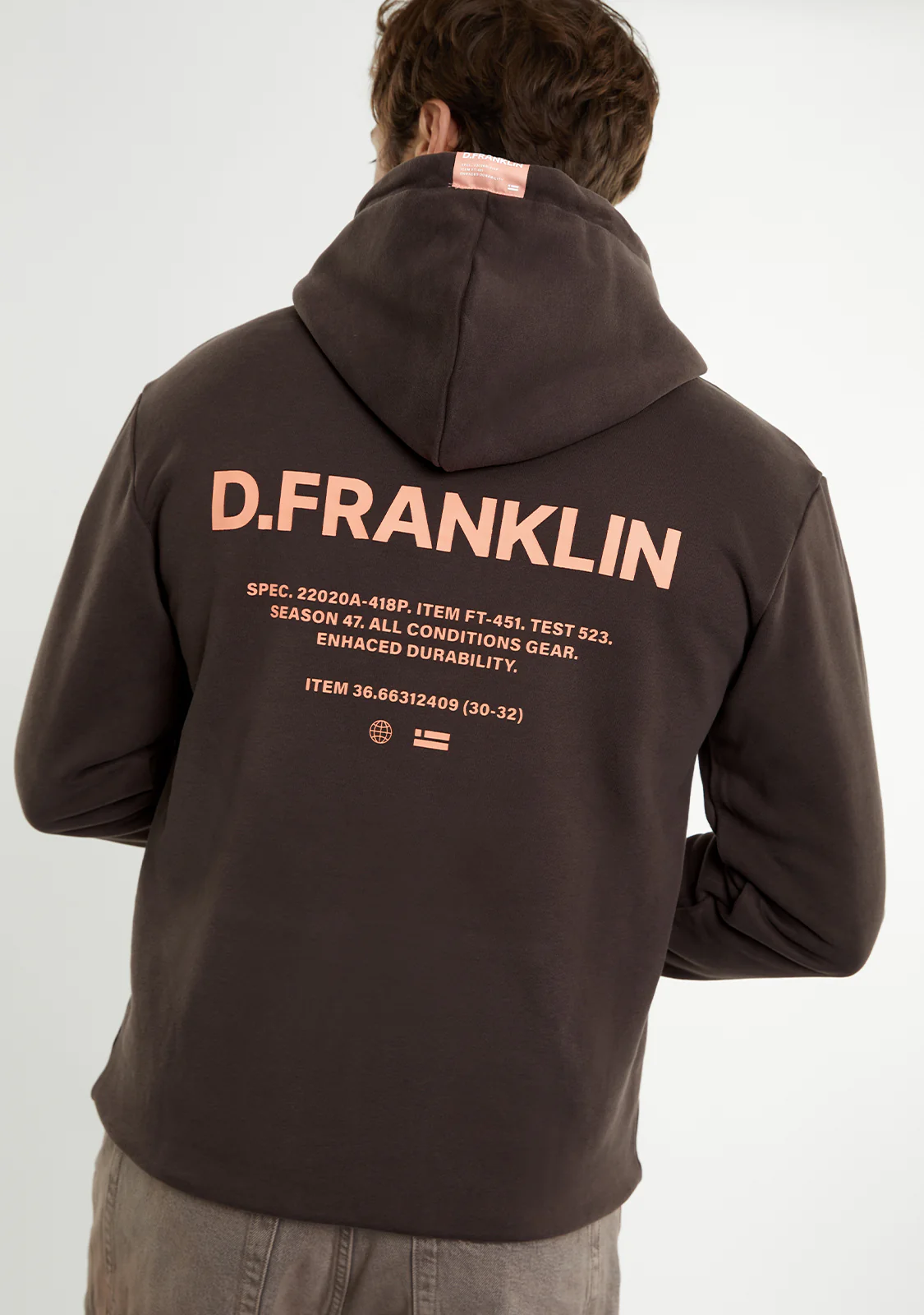 Worldwide Hoodie Brown - Image 5